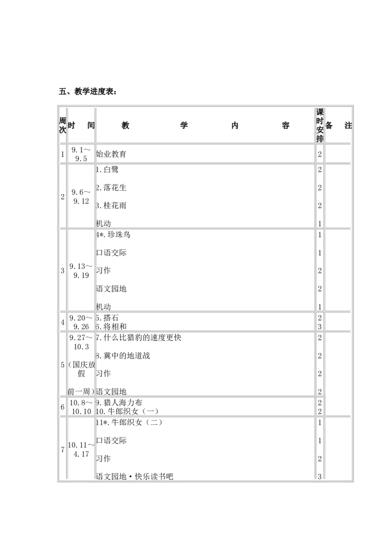 教学计划1_25秋1-6年级语文上册课件教案_25秋统编版语文五年级上册_统编版语文五年级上册教学资源包（25秋状元大课堂）_4-《状元大课堂》五年级语文上册_五年级语文上册_其他资源