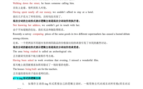 第16讲非谓语动词之动词ing（核心考点精讲精练）（原卷版）-备战2024年高考英语一轮复习考点帮（全国通用）_03高考英语_通用版（老高考）复习资料_2024年复习资料_第二部分语法