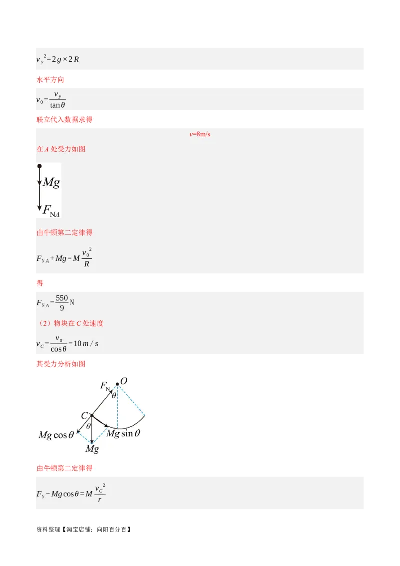 专题04曲线运动（讲义）（解析版）_04高考物理_新高考复习资料_2024新高考复习资料_二轮复习资料_高频考点解密2024年高考物理二轮复习高频考点追踪与预测（新高考专用）_讲义