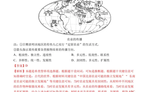 第28讲世界古代的食物生产、商业贸易与居住环境（解析版）_07高考历史_2024年新高考资料_1.2024一轮复习_2024年高考历史一轮复习讲练测（新教材新高考）