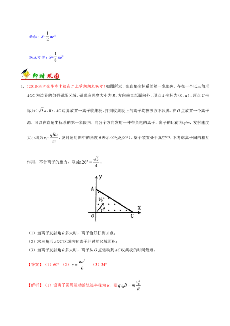 专题10磁场-备战2019年高考物理之纠错笔记系列（解析版）_04高考物理_新高考复习资料_2022年新高考复习资料_高考物理2022年一轮复习各版本_赠19年高考物理纠错笔记_289
