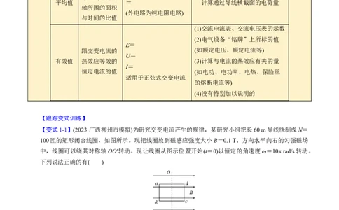 第23讲交变电流三大题型（举一反三）（解析版）_03高考英语_2025年新高考资料_二轮复习_01高考语文等多个文件_备战2025年高考物理举一反三系列（新高考通用）