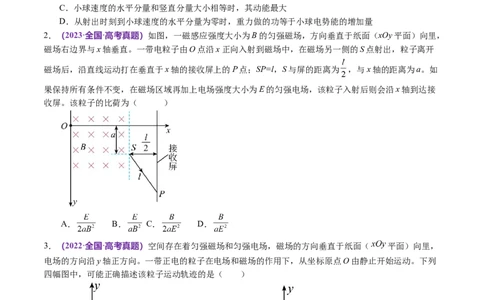 专题11带电粒子在复合场中的运动（讲义）（原卷版）_04高考物理_新高考复习资料_2024新高考复习资料_二轮复习资料_2024年高考物理二轮复习讲练测（新教材新高考）