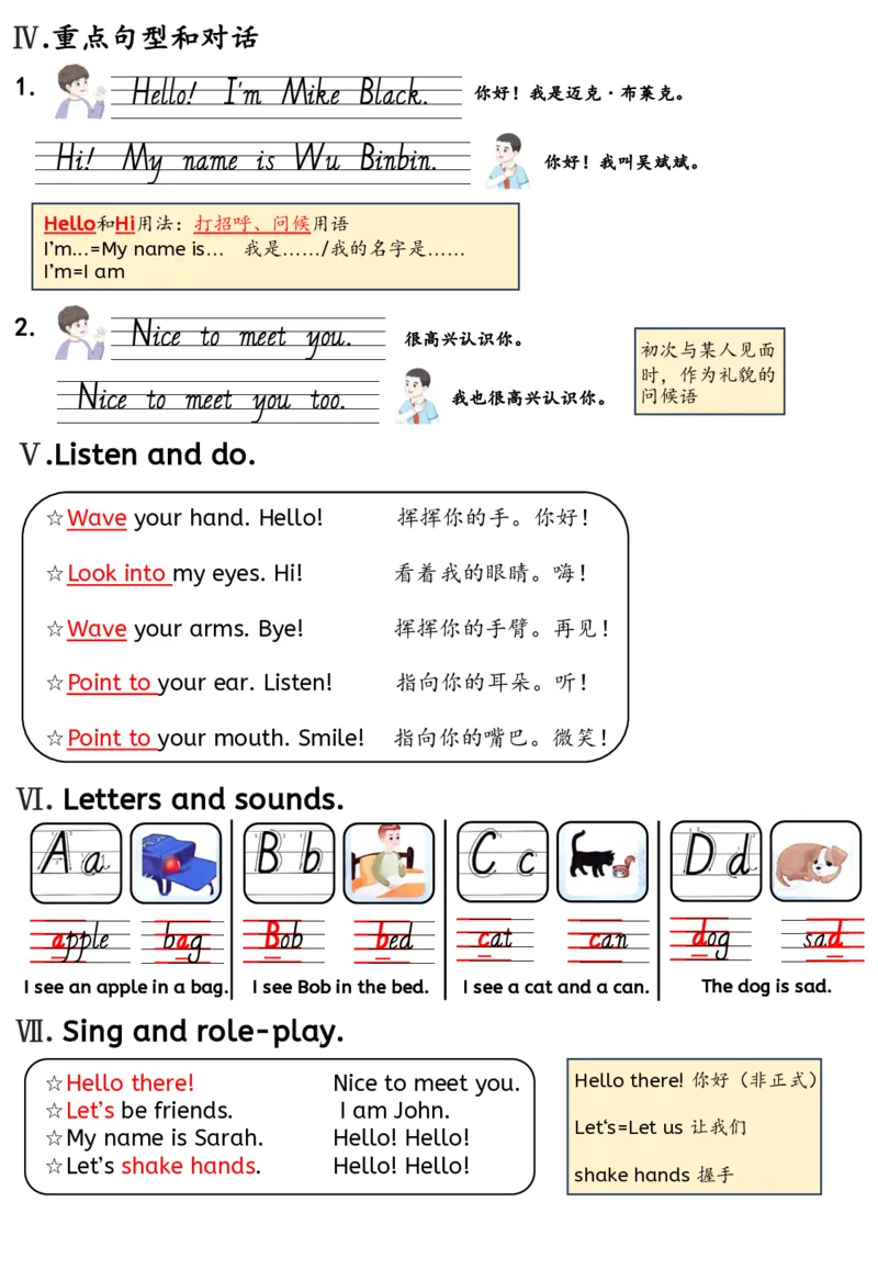 新三上英语人教pep知识点总结(1)(1)(1)_小学1-6年级常用的上册资源汇总_三年级上册资料(1)
