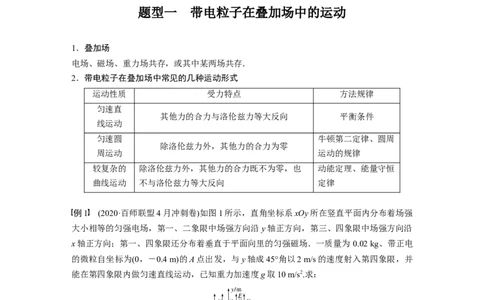 2022年高考物理一轮复习（新高考版2(粤冀渝湘)适用）第10章专题强化22带电粒子在叠加场和交变电、磁场中的运动_04高考物理_新高考复习资料_2022年新高考复习资料