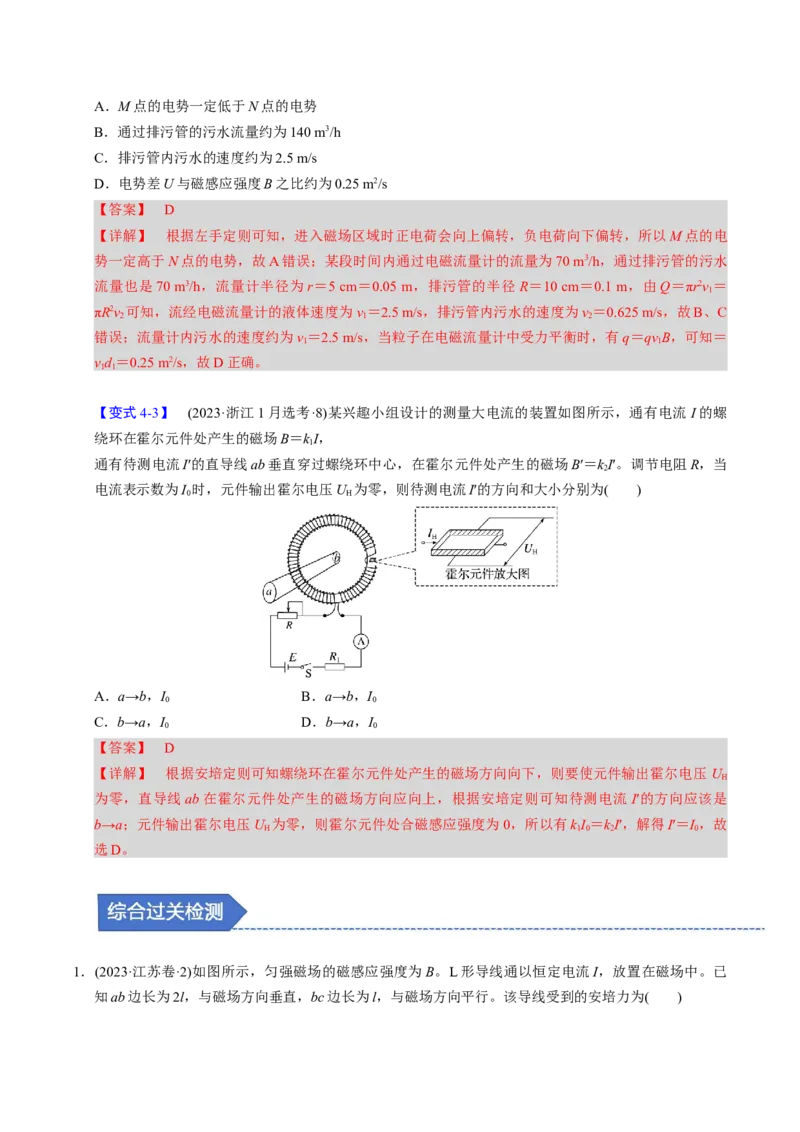 第20讲磁场四大题型（举一反三）（解析版）_03高考英语_2025年新高考资料_二轮复习_01高考语文等多个文件_备战2025年高考物理举一反三系列（新高考通用）