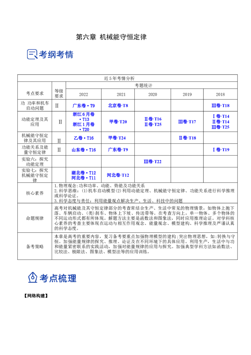 6.1功功率和机车启动问题（讲）--2023年高考物理一轮复习讲练测（全国通用）（解析版）_04高考物理_通用版（老高考）复习资料_2023年复习资料_一轮复习