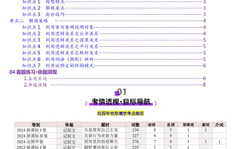 第13讲完形填空说明文（讲义）-（原卷版）_03高考英语_2025年新高考资料_一轮复习_2025年高考英语一轮复习讲练测（新教材新高考，含2024年高考真题）_阅读