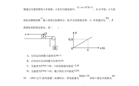 专题07电场(原卷版)_04高考物理_通用版（老高考）复习资料_2024年复习资料_完五年（2019-2023）高考物理真题分项汇编（全国通用）