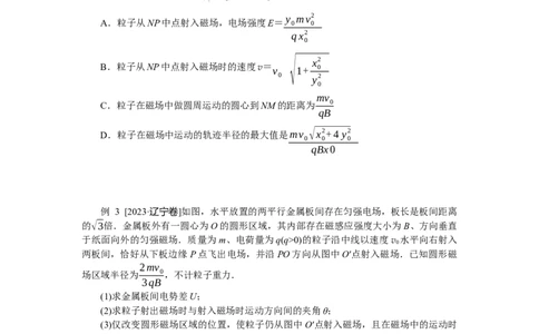 2025年高考物理二轮复习导学案：专题强化十带电粒子在复合场中的运动_04高考物理_2025年新高考资料_二轮复习_2025年高考物理二轮复习专题强化（课件+导学案）