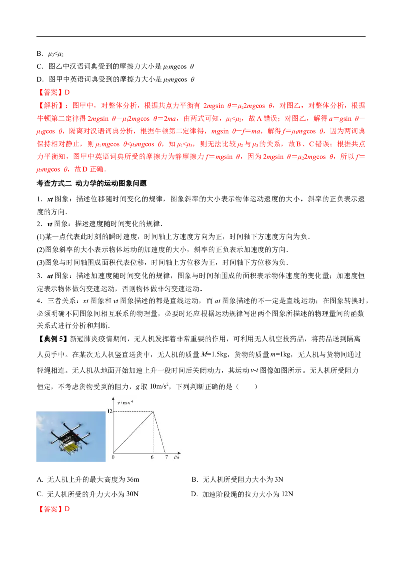 专题03牛顿运动定律与直线运动的结合2022-2023高考三轮精讲突破训练（全国通用）（解析版）_04高考物理_通用版（老高考）复习资料_2023年复习资料_三轮复习