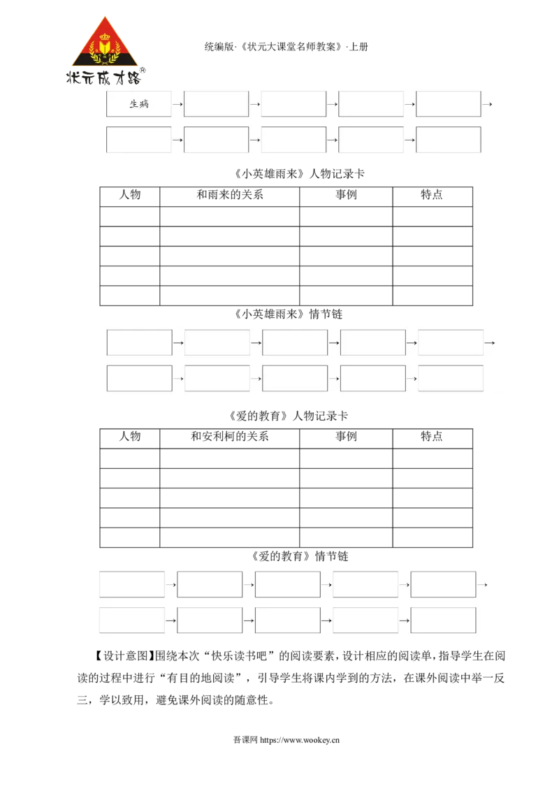 快乐读书吧：笑与泪，经历与成长教案_25秋1-6年级语文上册课件教案_25秋统编版语文六年级上册_统编版语文六年级上册教学资源包（25秋状元大课堂）_4-《状元大课堂》六年级语文上册