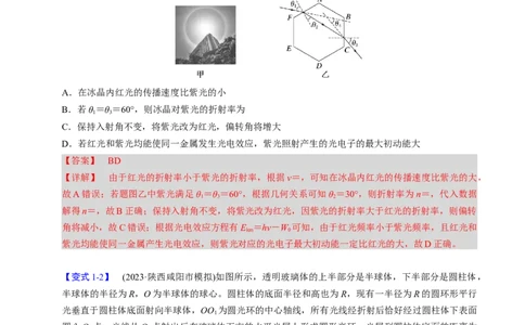 第24讲光三大题型（举一反三）（解析版）_03高考英语_2025年新高考资料_二轮复习_01高考语文等多个文件_备战2025年高考物理举一反三系列（新高考通用）