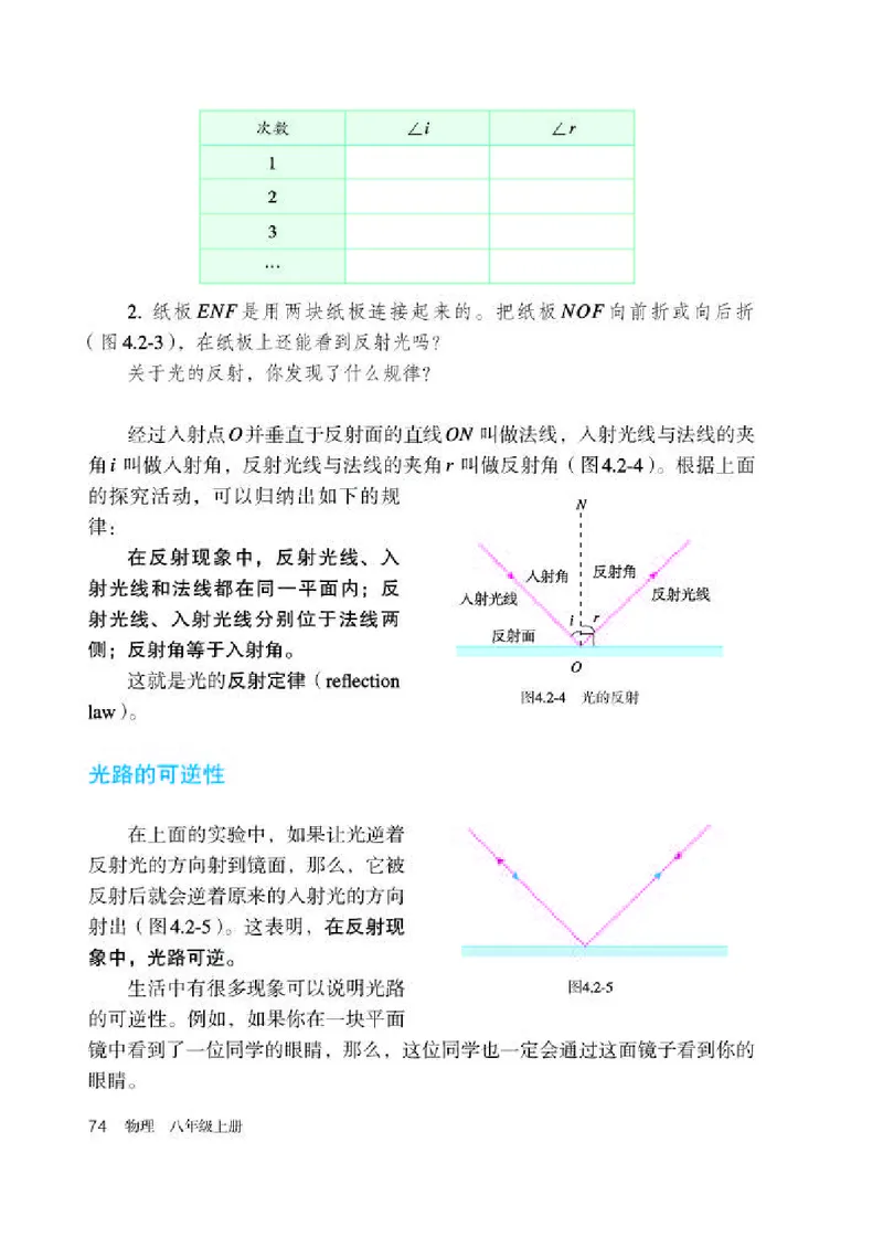 人教版8年级物理上册高清教材_初中物理教资面试_03初中物理逐字稿_2初中物理-电子教材，教案_全部版本&bull;初中物理电子课本_人教版初中物理电子课本