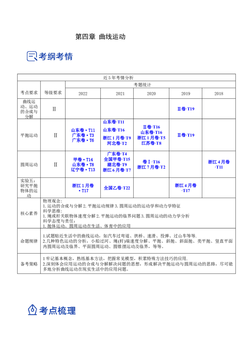 4.4实验五：研究平抛物体的运动（讲）--2023年高考物理一轮复习讲练测（全国通用）（解析版）_04高考物理_通用版（老高考）复习资料_2023年复习资料_一轮复习