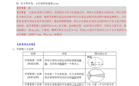 第13讲万有引力定律与宇宙航行四大题型（举一反三）（解析版）_03高考英语_2025年新高考资料_二轮复习_01高考语文等多个文件_备战2025年高考物理举一反三系列（新高考通用）