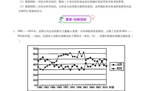 第31讲冷战与国际格局的演变（练习）（原卷版）_07高考历史_2025年新高考资料_一轮复习_2025年高考历史一轮复习讲练测（新教材新高考）（完结）_讲义+练习