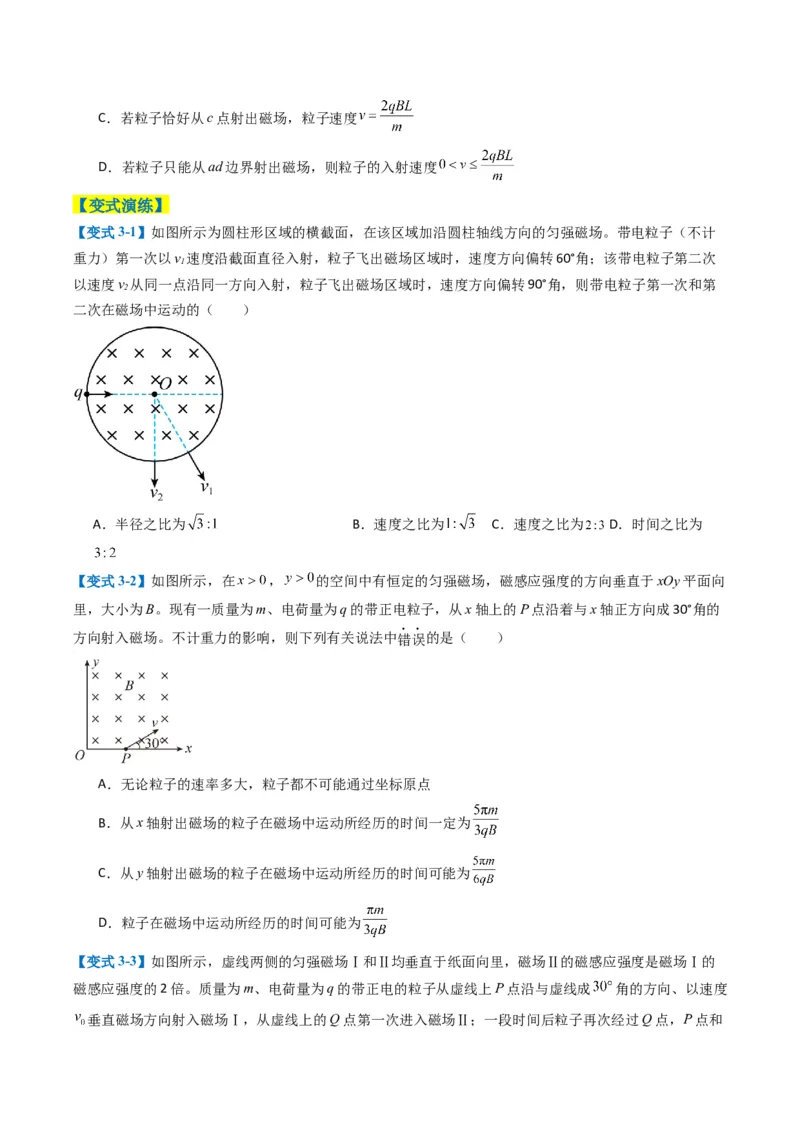 专题05磁场（原卷版）_04高考物理_2025年新高考资料_二轮复习_2025年高考物理二轮热点题型归纳与变式演练（新高考通用）339880232