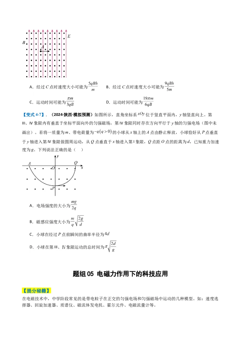专题05磁场（原卷版）_04高考物理_2025年新高考资料_二轮复习_2025年高考物理二轮热点题型归纳与变式演练（新高考通用）339880232