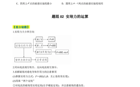专题05磁场（原卷版）_04高考物理_2025年新高考资料_二轮复习_2025年高考物理二轮热点题型归纳与变式演练（新高考通用）339880232