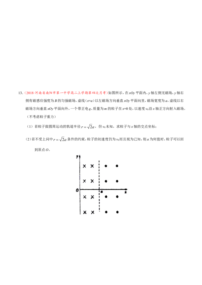 专题10磁场-备战2019年高考物理之纠错笔记系列（学生版）_04高考物理_新高考复习资料_2022年新高考复习资料_高考物理2022年一轮复习各版本_1.2022年高考物理一轮复习全国通用版