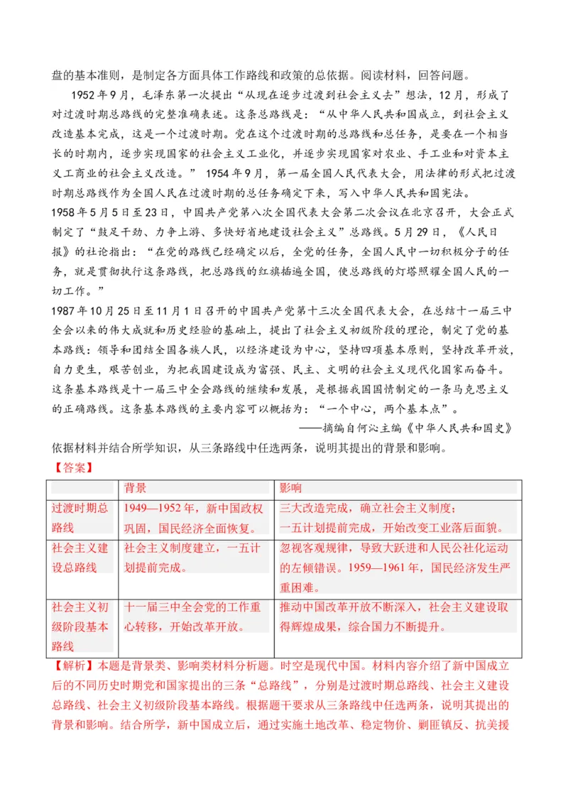 第24讲改革开放与社会主义现代化建设新时期（解析版）_07高考历史_2024年新高考资料_1.2024一轮复习_2024年高考历史一轮复习讲练测（新教材新高考）
