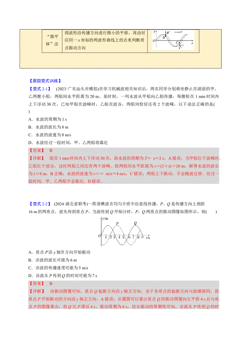 第16讲机械振动机械波三大题型（举一反三）（解析版）_03高考英语_2025年新高考资料_二轮复习_01高考语文等多个文件_备战2025年高考物理举一反三系列（新高考通用）