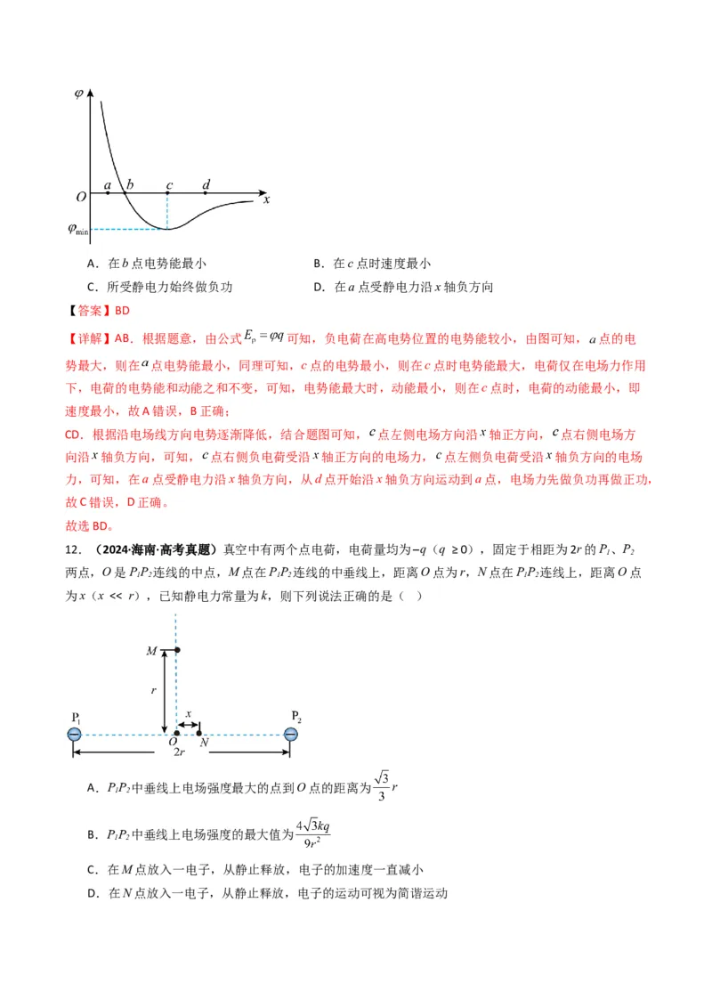 专题04静电场的性质(解析版)_04高考物理_2025年新高考资料_二轮复习_2025年高考物理二轮热点题型归纳与变式演练（新高考通用）339880232