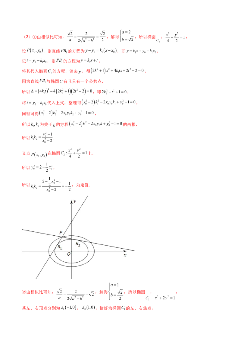 第17讲圆锥曲线中的阿基米德三角形（高阶拓展、竞赛适用）（教师版）_02高考数学_2025年新高考资料_一轮复习_备战2025年高考数学一轮复习考点帮_第二部分专项讲义