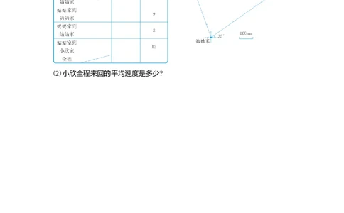 第二单元测试卷（二）_小学1-6年级常用的上册资源汇总_六年级上册资料(1)_七彩课堂人教版数学六年级上册教学资源包_第二单元位置与方向（二）_单元资料汇总_单元测试卷