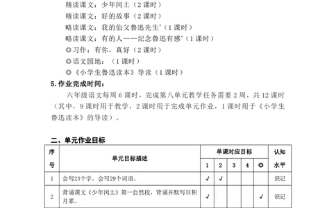 部编版小学语文同步辅导：六年级上册第8单元作业设计_小学1-6年级常用的上册资源汇总_六年级上册资料(1)_部编版语文六年级上册第1-8单元作业设计