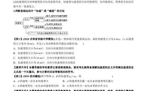 专题1.1运动的描述匀变速直线运动的规律讲原卷版_04高考物理_新高考复习资料_2022年新高考复习资料_2022年高考物理一轮复习讲练测（新教材新高考）