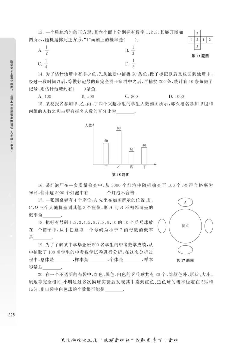 尖子生高分题库9年级_奥数专题合集_H007奥数类教辅汇总PDF_1~9年级尖子生高分题库