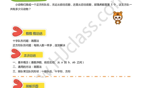 第五讲-排队的学问（学生版讲义）_奥数专题合集_H003小学奥数培训班课程+习题_二年级_二年级衔接课