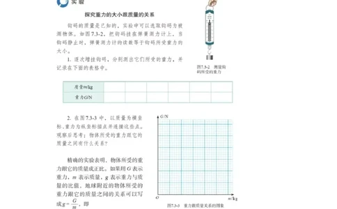 初中物理教师资格证面试《重力的大小》试讲稿(逐字稿)和答辩题及答案_初中物理教资面试_03初中物理逐字稿_1初中物理逐字稿（260篇）_1初中物理试讲稿250篇重点