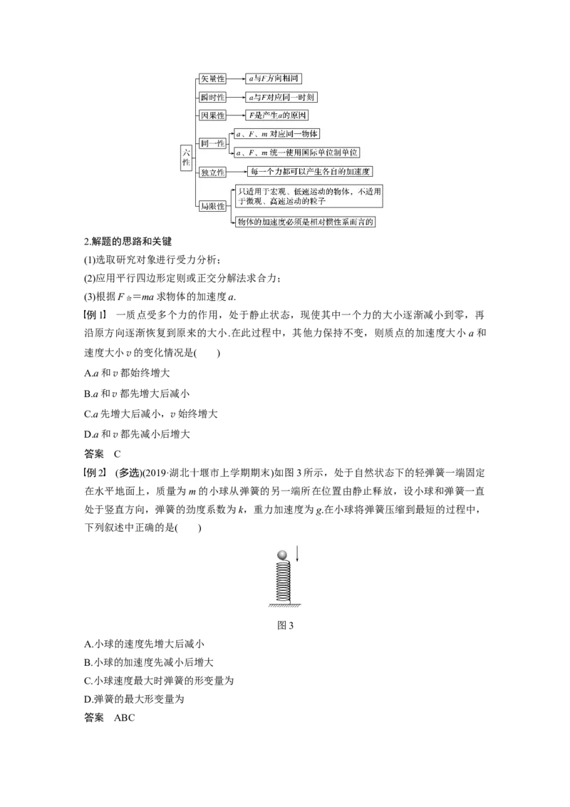 2022年高考物理一轮复习（新高考版2(粤冀渝湘)适用）第3章第1讲牛顿运动三定律_04高考物理_新高考复习资料_2022年新高考复习资料_高考物理2022年一轮复习各版本