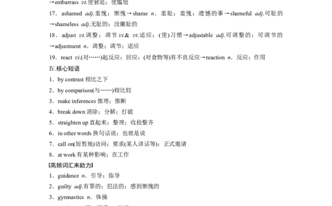 第1部分教材知识解读选择性必修第1册　Unit4BodyLanguage_03高考英语_新高考复习资料_2022年新高考资料_2022年新高考英语一轮复习_2022年一轮复习新高考新教材