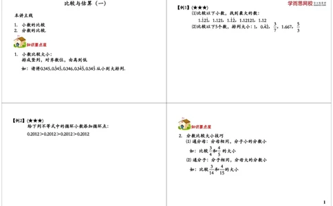 比较与估算（一）_奥数专题合集_H004五年级奥数年卡竞赛班60讲张新刚mp4+pdf_第56讲比较与估算（一）