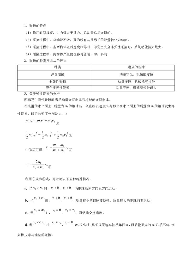 专题07动量守恒定律-备战2019年高考物理之纠错笔记系列（解析版）_04高考物理_新高考复习资料_2022年新高考复习资料_高考物理2022年一轮复习各版本_赠19年高考物理纠错笔记_638