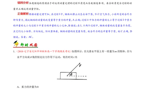 专题07动量守恒定律-备战2019年高考物理之纠错笔记系列（解析版）_04高考物理_新高考复习资料_2022年新高考复习资料_高考物理2022年一轮复习各版本_赠19年高考物理纠错笔记_638