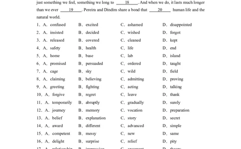 第19讲完形填空记叙文（15空）（精讲精炼）-一轮复习讲义2024年高考英语高频考点题型归纳与方法总结（新高考通用）解析版_03高考英语_新高考复习资料_2024年新高考资料_解析版