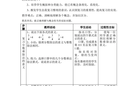 总复习教案_小学1-6年级常用的上册资源汇总_六年级上册资料(1)_七彩课堂人教版数学六年级上册教学资源包_第九单元总复习_单元资料汇总_教案