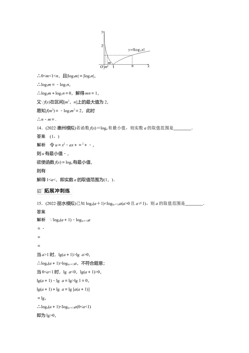 第2章&sect;2.7　对数与对数函数_02高考数学_新高考复习资料_2023年新高考资料_一轮复习_2023新高考大一轮复习讲义+课件_2023年高考数学一轮复习讲义（新高考）