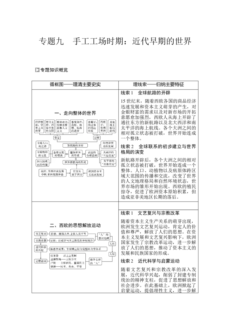 第28讲走向整体的世界_07高考历史_新高考复习资料_2023年新高考复习资料_2023新高考大一轮复习讲义_2023年高考历史一轮复习讲义（部编版新高考）_赠补充习题_word版题库专题2&mdash;10
