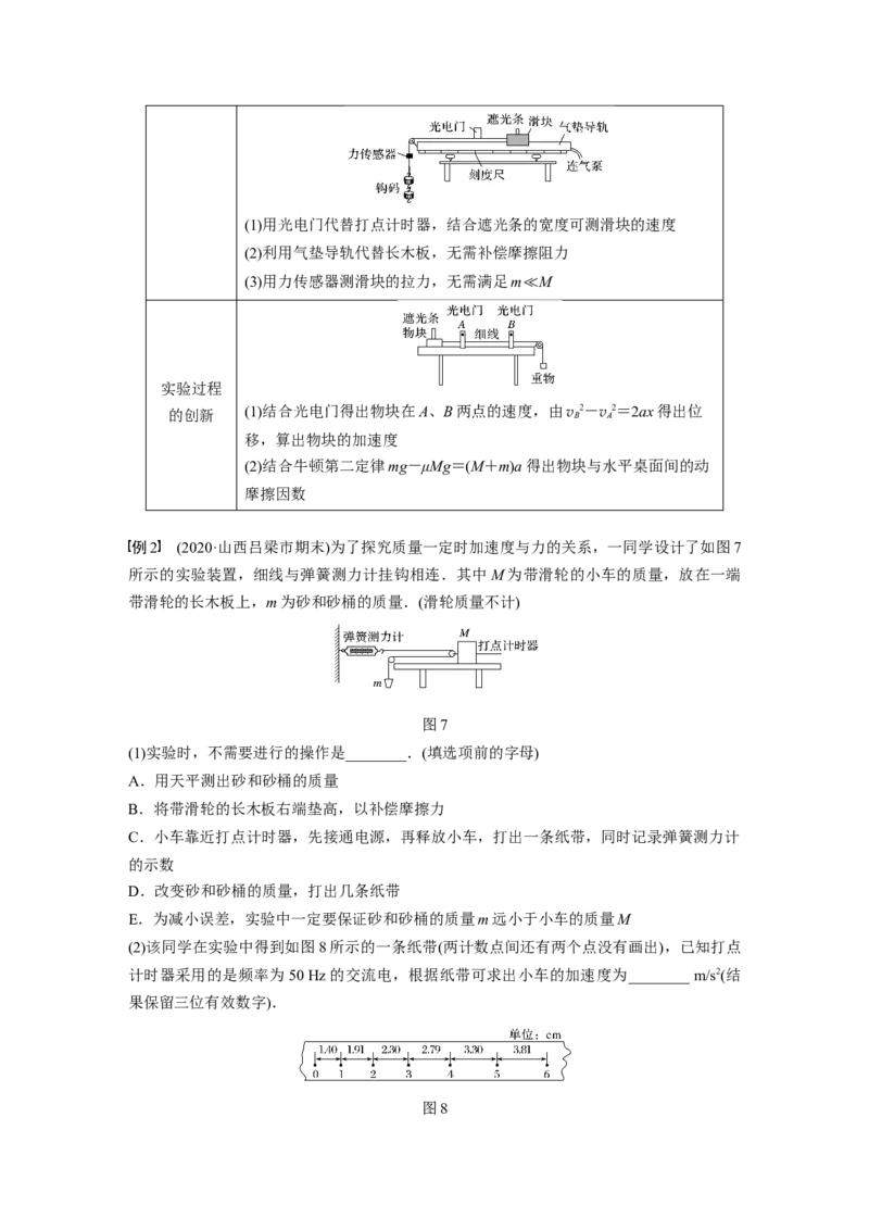 2022年高考物理一轮复习（新高考版1(津鲁琼辽鄂)适用）第3章实验四探究加速度与物体受力、物体质量的关系_04高考物理_新高考复习资料_2022年新高考复习资料