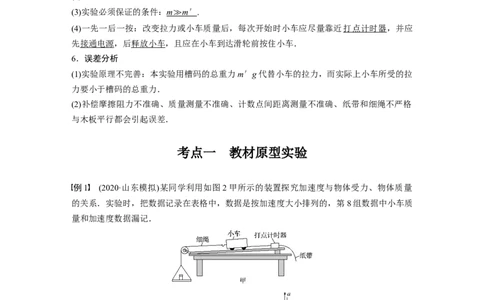 2022年高考物理一轮复习（新高考版1(津鲁琼辽鄂)适用）第3章实验四探究加速度与物体受力、物体质量的关系_04高考物理_新高考复习资料_2022年新高考复习资料