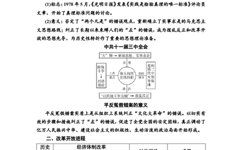 第20课中国特色社会主义道路的开辟发展与改革开放的巨大成就教案_07高考历史_新高考复习资料_2022年新高考复习资料_2022届一轮复习讲练结合7.11更新_系列2