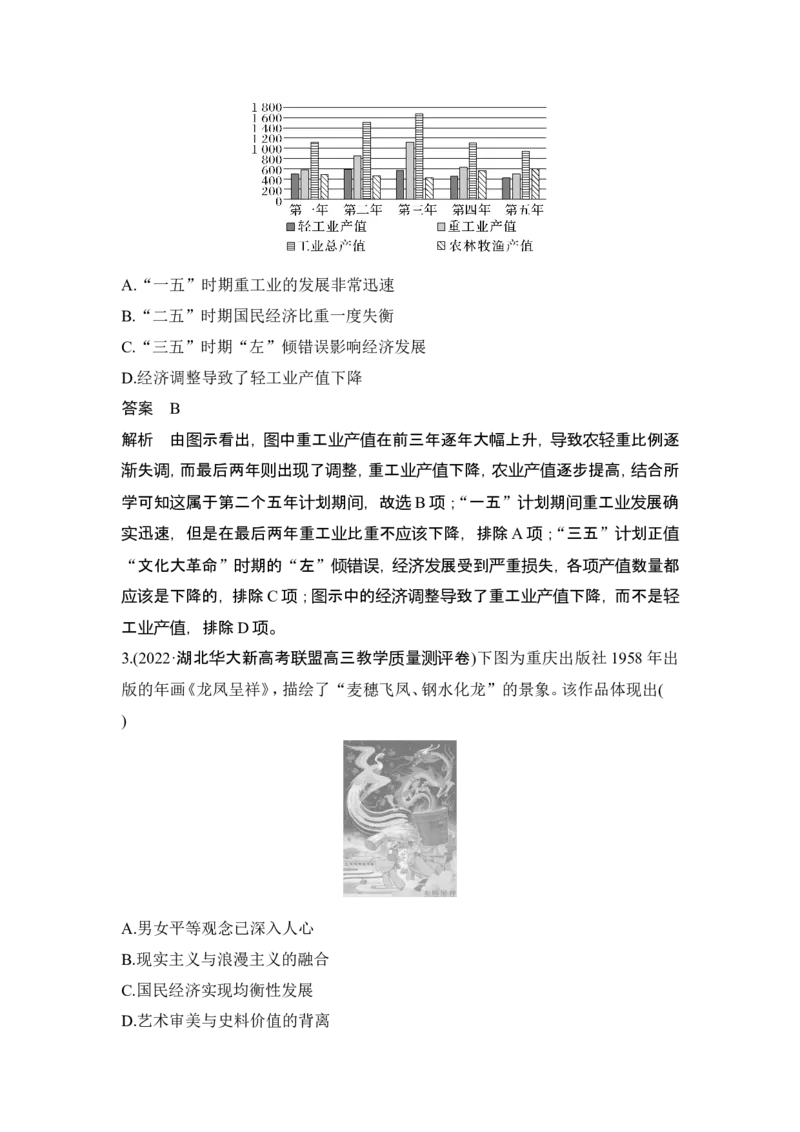 第23讲　社会主义建设在探索中曲折发展_07高考历史_2024年新高考资料_1.2024一轮复习_2024年高考历史一轮复习讲义（部编版）_赠1套word版补充习题库_word版题库阶段2&mdash;阶段15