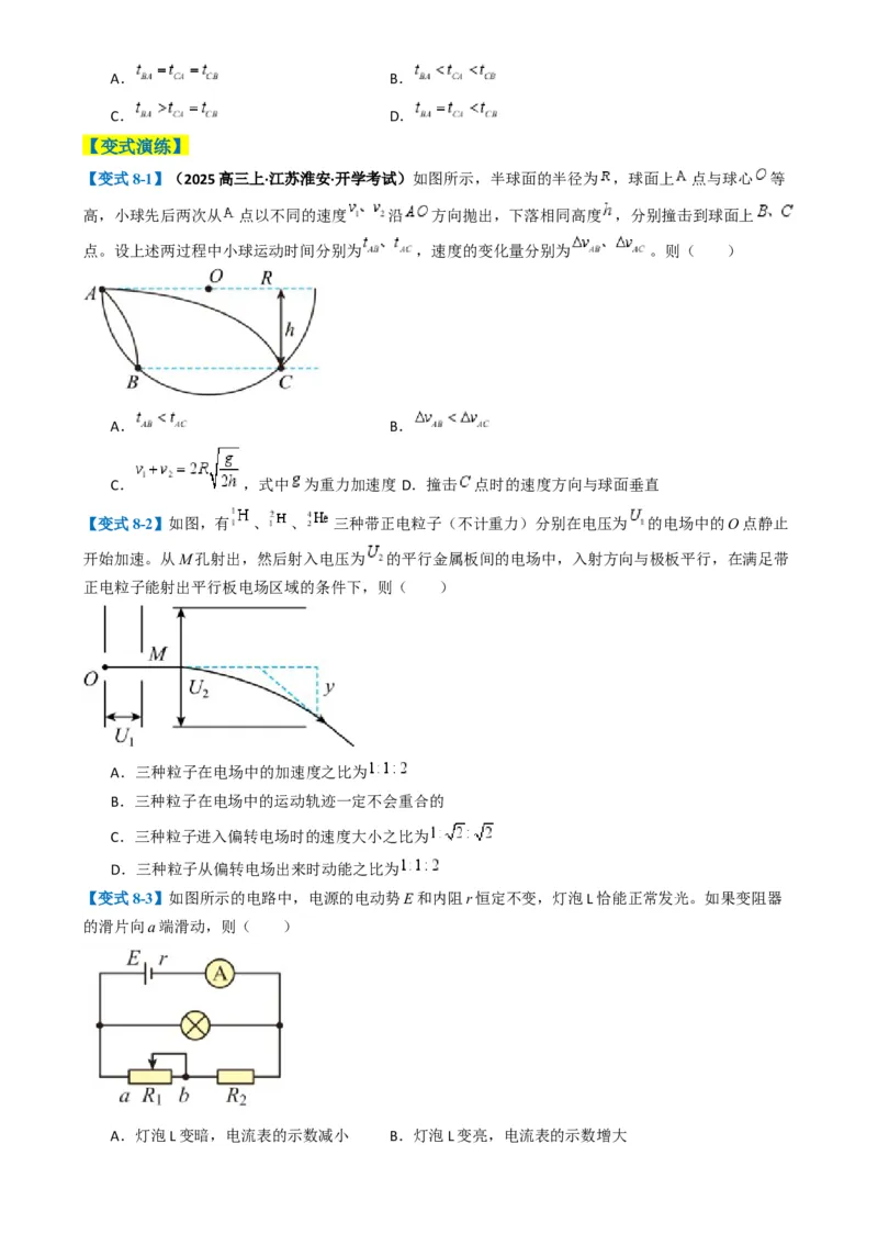 专题01选择题的答题技巧与攻略（原卷版）_04高考物理_2025年新高考资料_二轮复习_2025年高考物理二轮热点题型归纳与变式演练（新高考通用）339880232