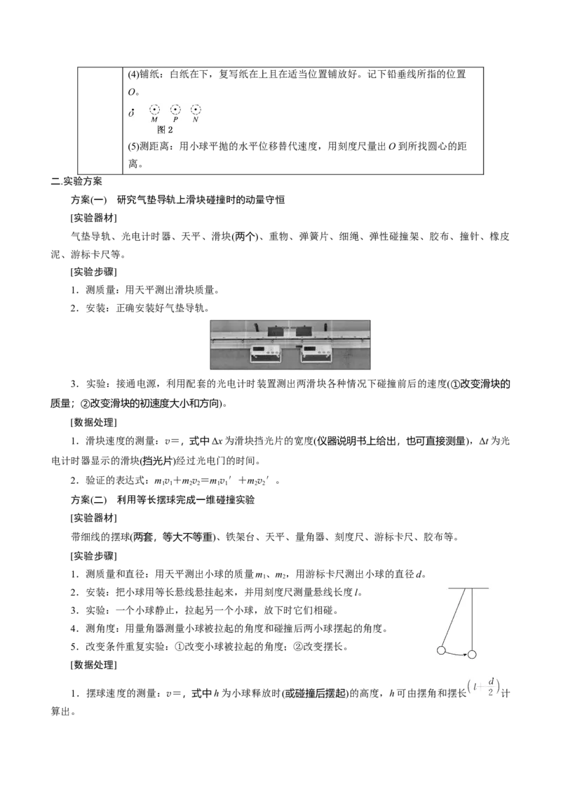 7.4实验八：验证动量守恒定律（讲）--2023年高考物理一轮复习讲练测（全国通用）（原卷版）_04高考物理_通用版（老高考）复习资料_2023年复习资料_一轮复习